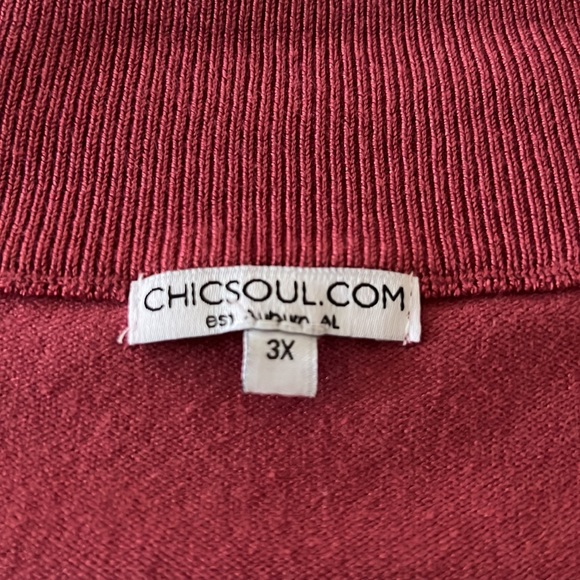 Chic Soul  Sweater Soft Lightweight Long Sleeve Size 3X EUC - Picture 5 of 13